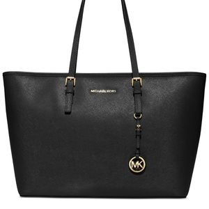 NWT Michael Kors Jet Set TopZip Multifunction Tote